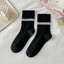 Calcetines de algodón de tubo medio para mujer