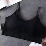 Bralette deportivo sin costuras y sin aros para mujer