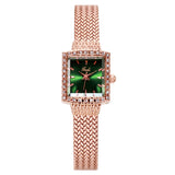 Mesh Belt Retro Square Ladies Diamond Watch - Dazpy