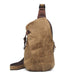 Retro Chest Bag Shoulder Bag Men Canvas Bag - Dazpy