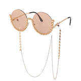 Rhinestone Round Diamond Sunglasses