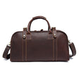 Leather Handmade Large-capacity Short-distance Travel Bag - Dazpy