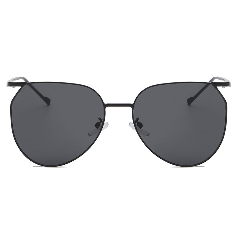 Modische ovale Sonnenbrille