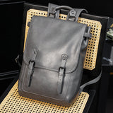 Fashionable Shoulder Black Grey Backpack For Men - Dazpy