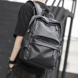 Men's Fashion Casual Solid Color Backpack - Dazpy