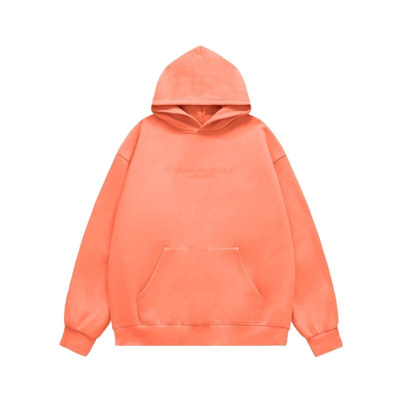 Sudadera unisex minimalista de hip hop de gran tamaño