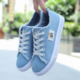 Summer Canvas Flat Sneakers for Women