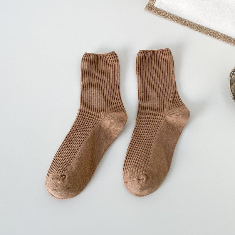 Retro Japanese Style Cotton Socks