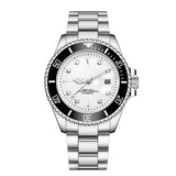 Stainless Steel Band Men's Mechanical Watch - Dazpy