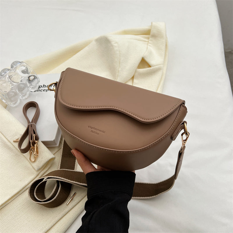 Bolso bandolera de hombro con cadena de cuero elegante de verano para mujer