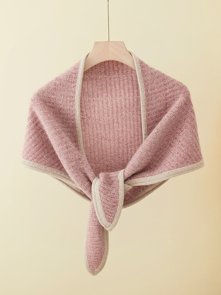 Luxurious 100% Cashmere Triangle Scarf