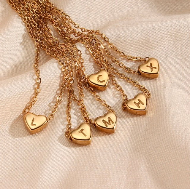 Gold Plated Love Letter Necklace