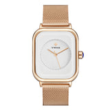 New Fashion Classic Ladies Elegant Light Luxury Square Quartz Women's Watch - Dazpy