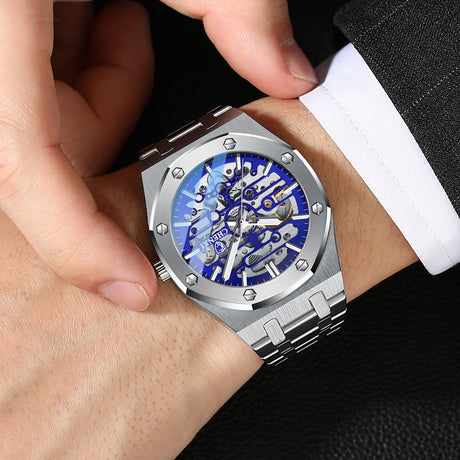 Mechanical Watch Men's Skeleton Automatic - Dazpy