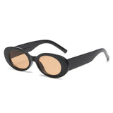 Luxury Small Oval Sunglasses - Vintage Style Gradient UV400 Eyewear