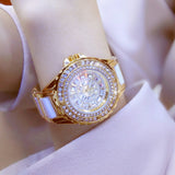 Women's Fashion Simple Full Diamond Watch - Dazpy