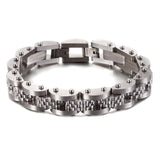 European And American Street Stainless Steel Men's Strap Bracelet - Dazpy