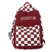 Ins Trendy Cool Plaid Studentenrucksack