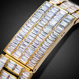 Three Eyes Rainbow Diamond Quartz Watch - Dazpy