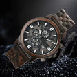 Men's Wooden Minimalist Sandalwood Watch - Dazpy