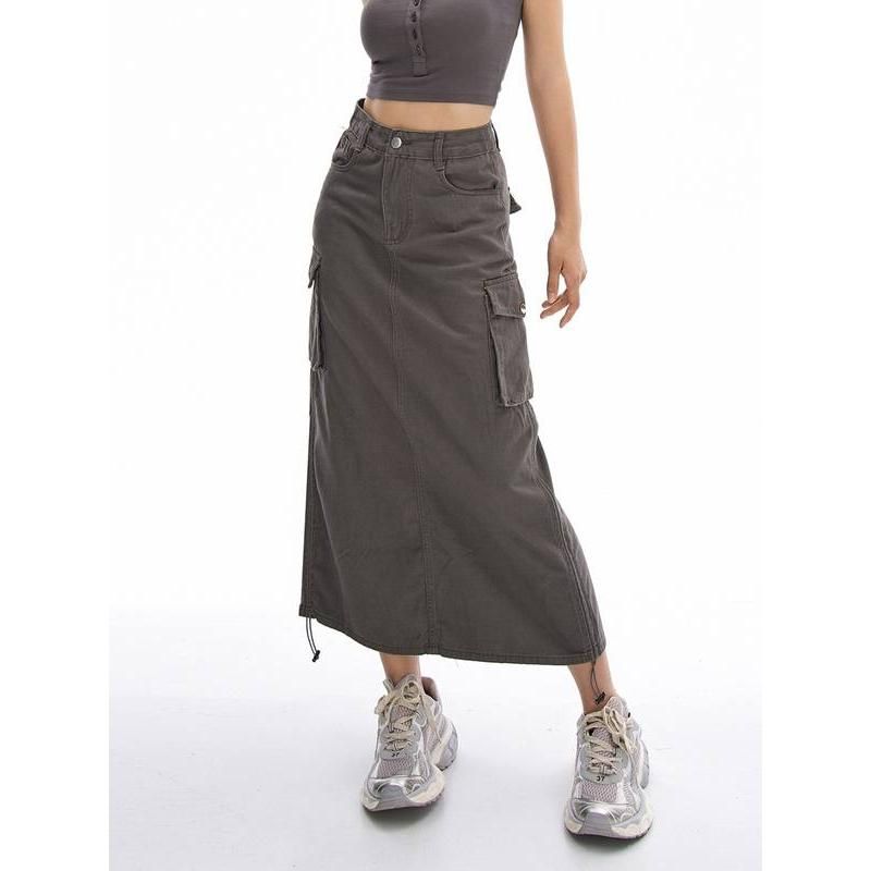 New Cargo Long Skirt