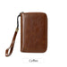 Retro Business Passport Wallet - Stylish PU Leather Travel Companion