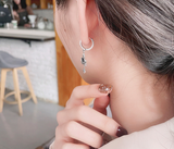 S925 Sterling Silver Retro Ear Buckle - Dazpy