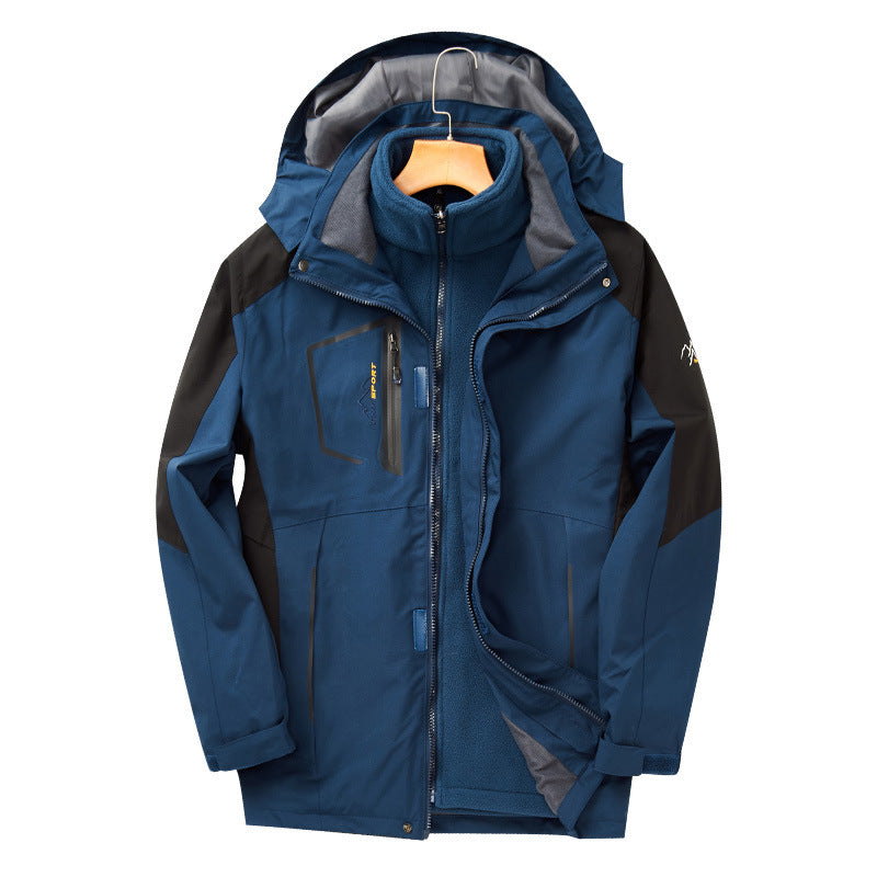 Outdoor Three-in-one Shell Jacket Removable Two-piece Set