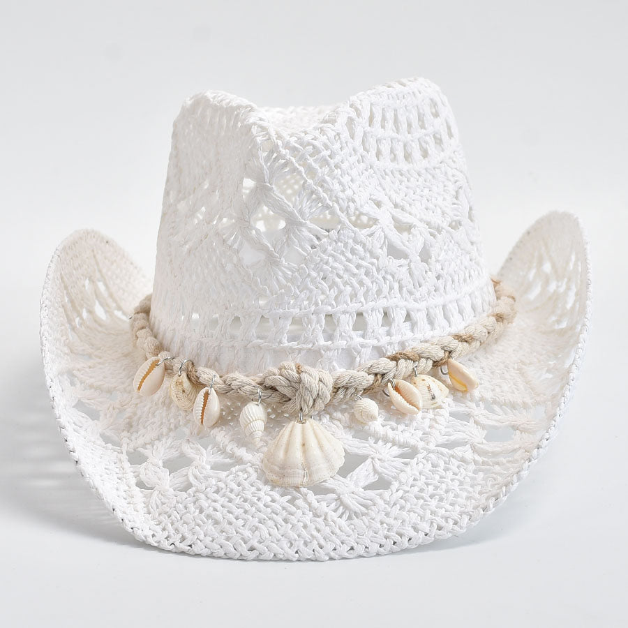 Summer Hand Woven Straw Hat for Women