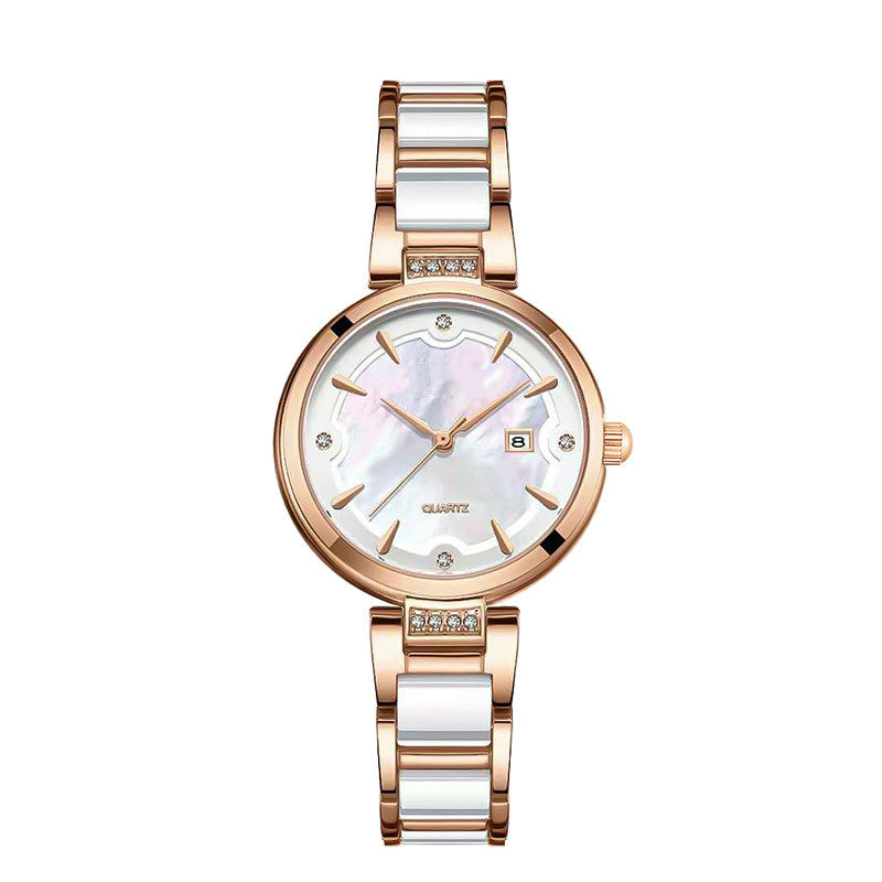 Elegant All-match Fashion Trendy Simple Special Interest Light Luxury Quartz Watch - Dazpy