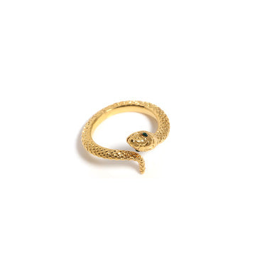 Lady Snake Earrings Bracelet Ring Vacuum - Dazpy