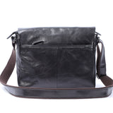 Casual Top Layer Leather Briefcase - Dazpy