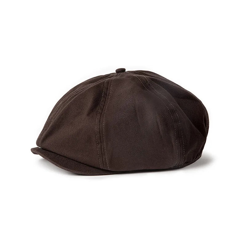 Gorra de repartidor de periódicos retro para hombre