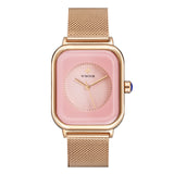 New Fashion Classic Ladies Elegant Light Luxury Square Quartz Women's Watch - Dazpy