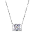 Women's Sterling Silver Zircon Necklace Versatile - Dazpy