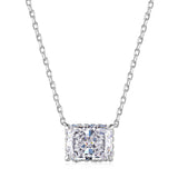 Women's Sterling Silver Zircon Necklace Versatile - Dazpy