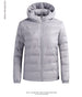 Couple Down Jacket Hooded Heat Preservation And Warm