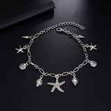 Bohemian Starfish Pendant Anklet