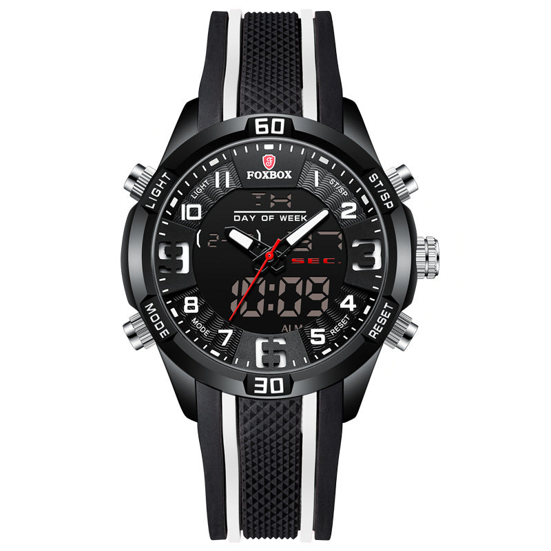 Men's Dual Display Watch Multi-function Chronograph - Dazpy