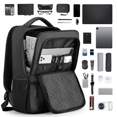 Men's Large Capacity Business Travel Backpack - Dazpy