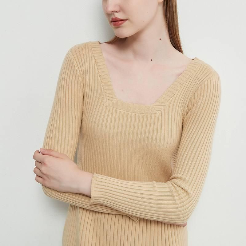 Elegant Midi Sweater Dress