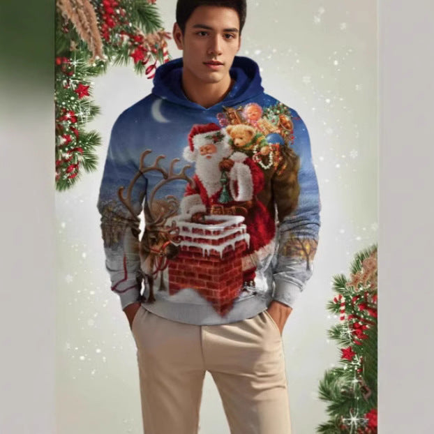 Santa Claus Men's Pattern Sweater