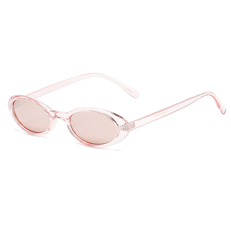 Gafas de sol ovaladas retro elegantes para mujer