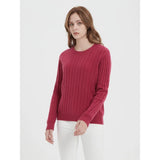 Luxurious Wool Cable Knit Pullover