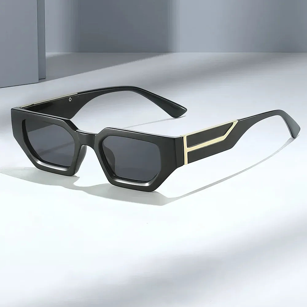 Wrap Sunglasses with Gradient Lens