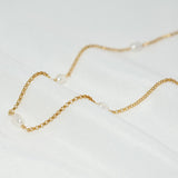 Women's Bohemian Gold Plated Natural Pearl Necklace - Dazpy