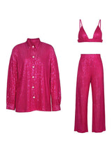 Luxurious Sequin Top & Pants Set