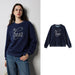 Herbst Sweatshirt mit Buchstaben und Perlenstickerei