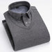 Fleece-lined Thickened Fake Shirt Collar Pullover Leisure Warm Sweater