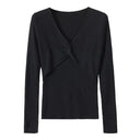 Chic V-Neck Pullover Sweater